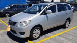 Toyota Innova E 2013 AT Silver SUV For Sale 