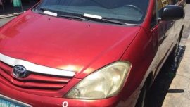 Toyota Innova J 2010 Diesel 2.5 D4D Red For Sale 
