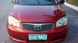 Toyota Vios 1.3 J 2006 Manual Red Sedan For Sale 