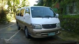 2001 Toyota Super Grandia MT White For Sale 