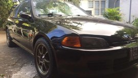 FOR SALE 1993 Honda Civic Hatchback Black 