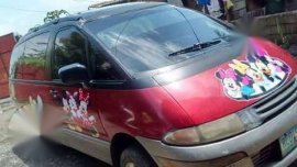 Toyota Lucida Model 1992 Red Van Very Fresh For Sale 
