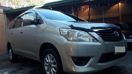 2013 Toyota Innova E MT Gas VVTi Silver For Sale 