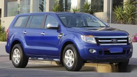 Ford Everest 4x2 hatchback Blue Color 2013 model