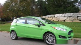 Ford Fiesta Color Green model 2014