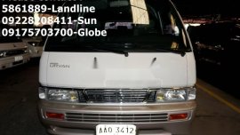 2014 NISSAN URVAN ESCAPADE 12S DIESEL MT