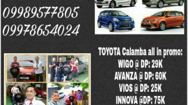 Toyota Cars for Sale in Calamba Laguna