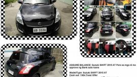 ASSUME BALANCE: Suzuki SWIFT 2015 AT Para sa mga di ma approve ng Bank auto loans
