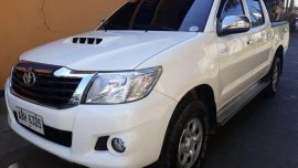 2015 Toyota Hilux E VNT turbo 4x2 MT White For Sale 
