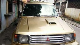Mitsubishi Montero 1996 Manual Golden For Sale 