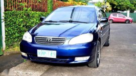 Toyota Corolla Altis J 2002 Manual Blue For Sale 