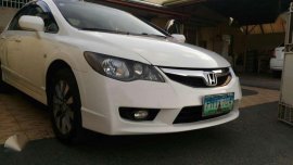2010 Honda Civic 1.8V White Sedan For Sale 