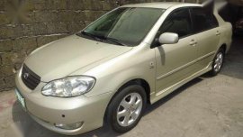 2006 TOYOTA Corolla ALTIS G AT Golden For Sale 