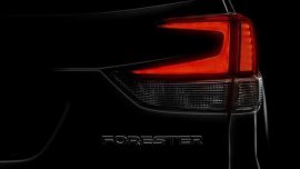 Subaru Forester 2019 tail lights teased ahead of New York launch