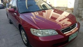 Honda Accord 2001 AT Red Sedan For Sale 
