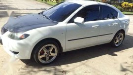 MAZDA 3 1.6 2005 White Sedan For Sale 