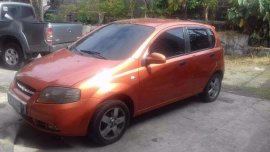 2007 Chevrolet Aveo orange for sale