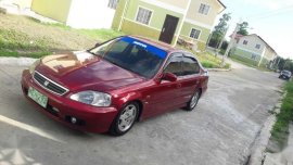 Honda Civic Vtec 1999 Red Sedan For Sale 