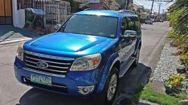 Fresh Ford Everest 2011 AT Blue SUV For Sale 