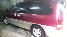 Kia Carnival 2000 Manual Red Van For Sale 
