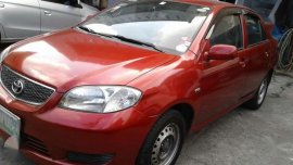 Toyota Vios Manual 2005 Red Sedan For Sale 