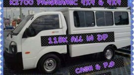 Kia K2700 panoramic 4x2 & 4x4 2016 FOR SALE