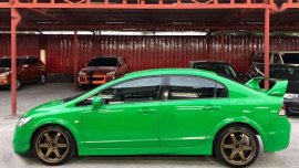 2007 Honda Civic S AT Green Sedan For Sale 