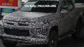 [Spy shots] Mitsubishi Triton 2018 facelift comes with new face