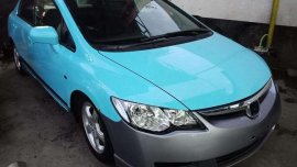 Honda Civic 1.8v 2007 Blue Sedan For Sale 