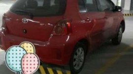 Toyota Yaris 2012 Top of the Line Red For Sale 