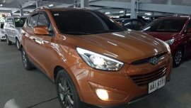 Hyundai Tucson 2014 Manual Gas Orange For Sale 
