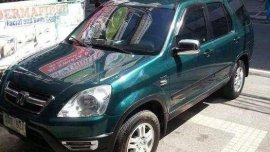 Honda CRV 2003 Green SUV Well Maintained For Sale 