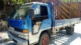 Isuzu ELF NPR Dropside Blue Truck For Sale 