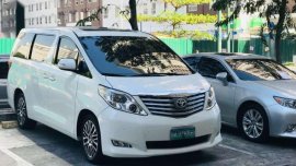 2010 Toyota Alphard 2.4V White Van For Sale 