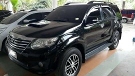 Toyota Fortuner V 2014 AT Diesel Black For Sale 