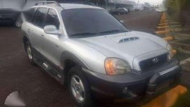 Hyundai Santa Fe 2002 Manual Silver For Sale 