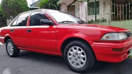 Toyota Corolla Smallbody 1991 Red For Sale 