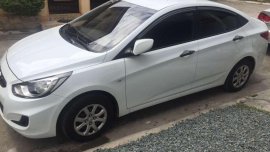 Hyundai Accent 2014 white manual (gasoline) 1.4 FOR SALE