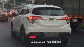Honda HR-V 2018 facelift spied in Malaysia with a unique look