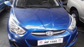 Hyundai Accent 2015 Gasoline Automatic Blue