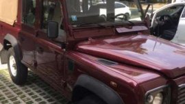 Landrover Defender 110 2001 MT Red For Sale 