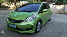 fresh honda jazz 2013 green hb for sale