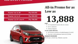Brand new Kia Picanto 2018 for sale