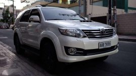 Toyota Fortuner 2014 4x4 Pearl White