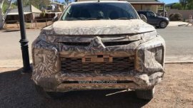 [Spy shots] Mitsubishi Strada 2019 wearing camouflage caught in Australia