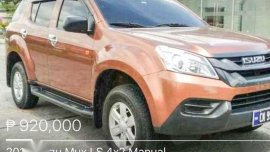 Isuzu Mux Manual 2015 Brown For Sale 