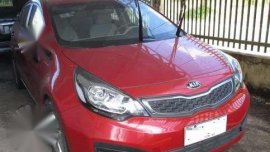 Kia-Rio 2016 matic red Sedan For Sale 