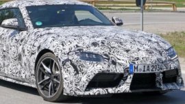 Toyota Supra 2019 in less camo reveals detailed designs