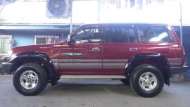1996 Toyota LandCruiser VX80 Red FOR SALE