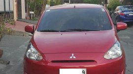Mitsubishi Mirage 2014 Gasoline Automatic Red